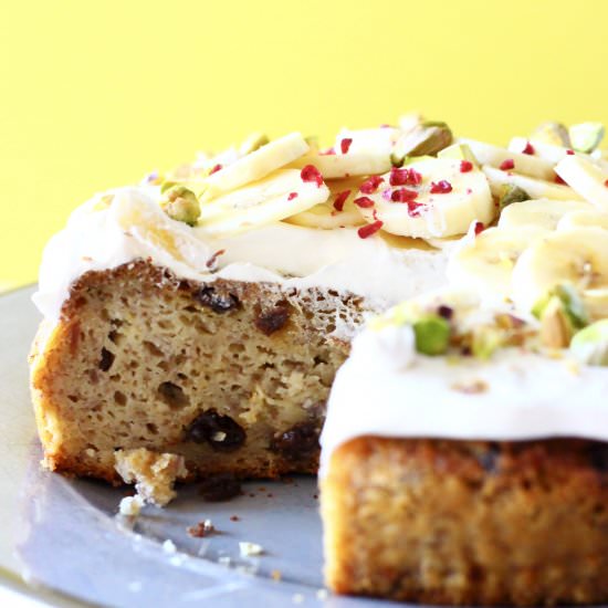 Gluten-Free Vegan Banana Cake