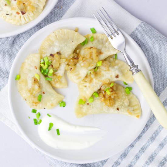 Classic dough for Polish dumplings