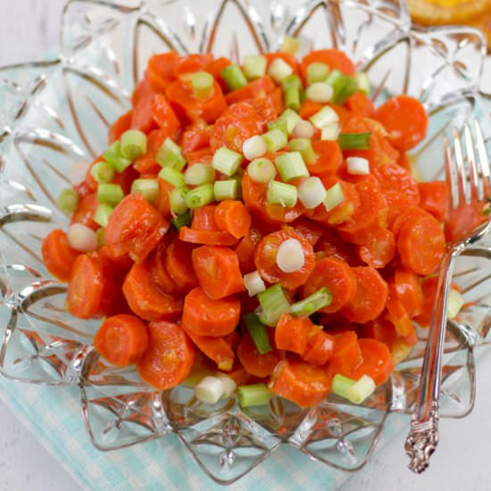 Orange Glazed Roasted Carrots