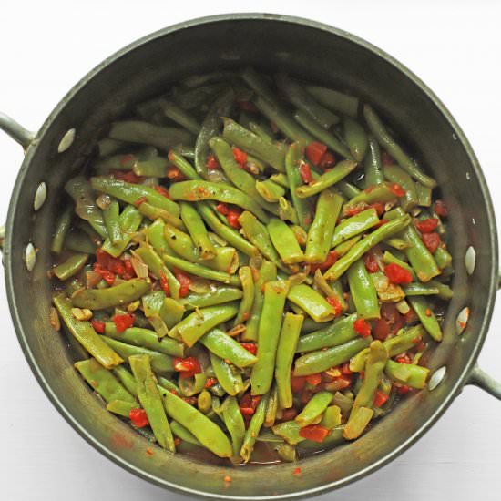 Middle Eastern green beans