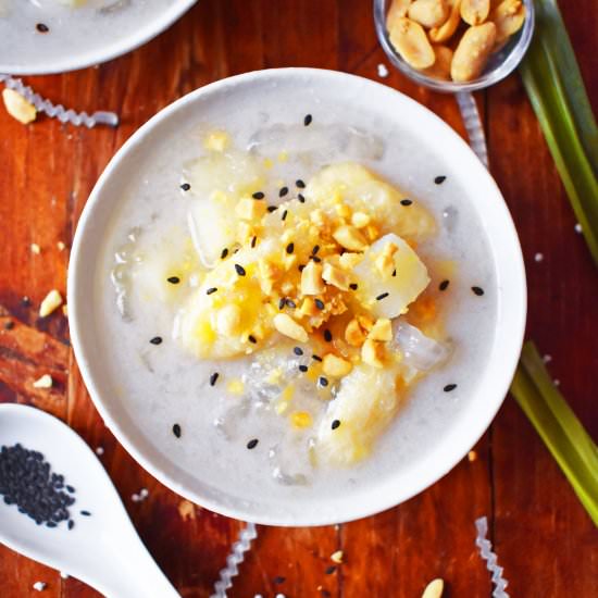 Banana and Coconut Pudding