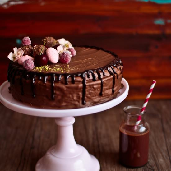 Wagon Wheel Cake