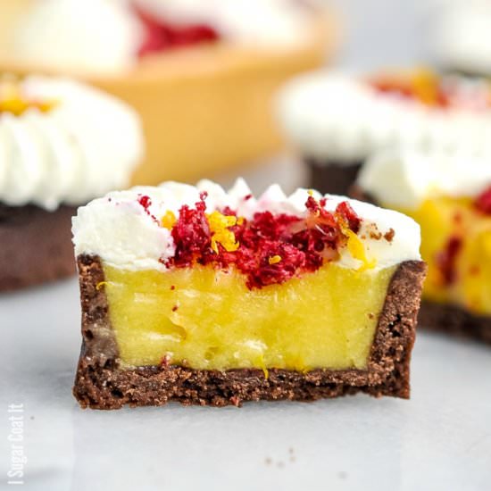 Yuzu White Chocolate Tart