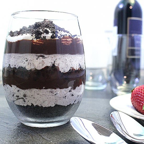 Oreo Cheesecake Parfait for Two