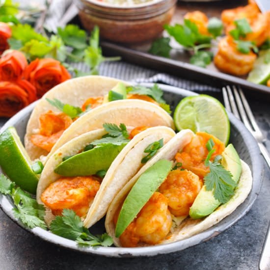 Sheet Pan Shrimp Tacos
