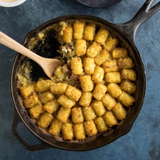 Corned Beef Tater Tot Hotdish