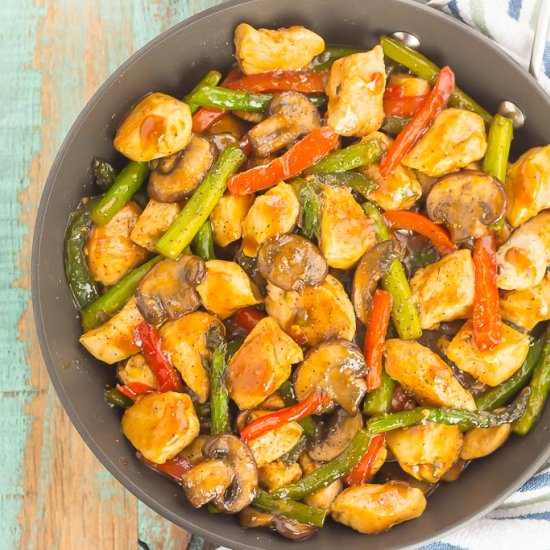 Honey Garlic Chicken Stir-Fry