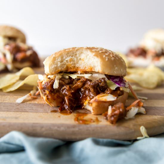 BBQ Braised Short Rib Sloppy Joes