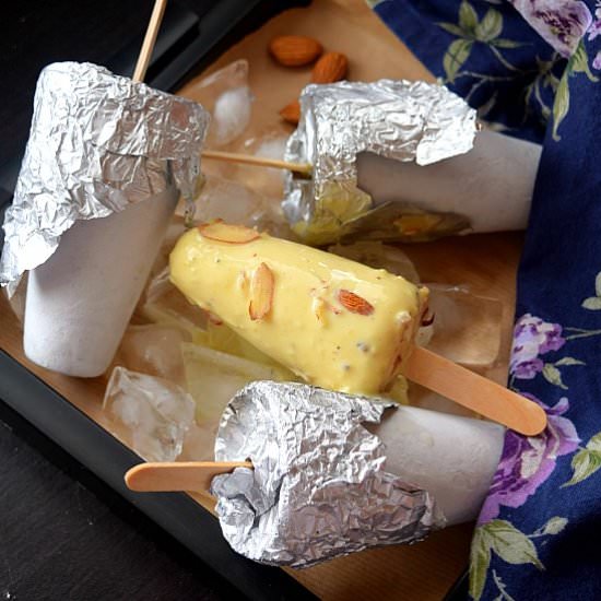 Almond Cardamom Kulfi