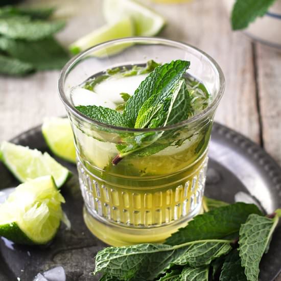Ginger Whiskey Mojito
