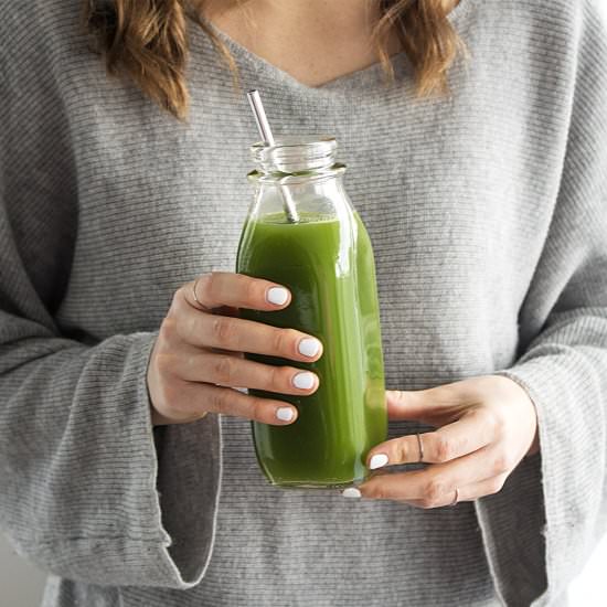 Homemade Green Juice (No Juicer)