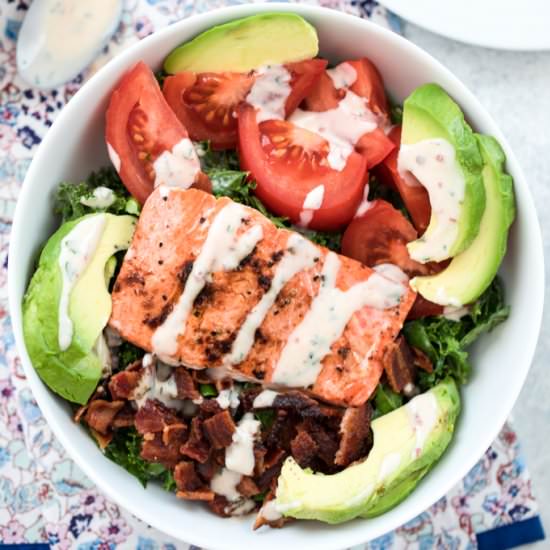 Salmon BLT Salad