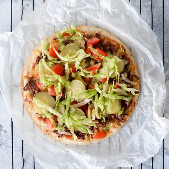 Cheeseburger Pizza