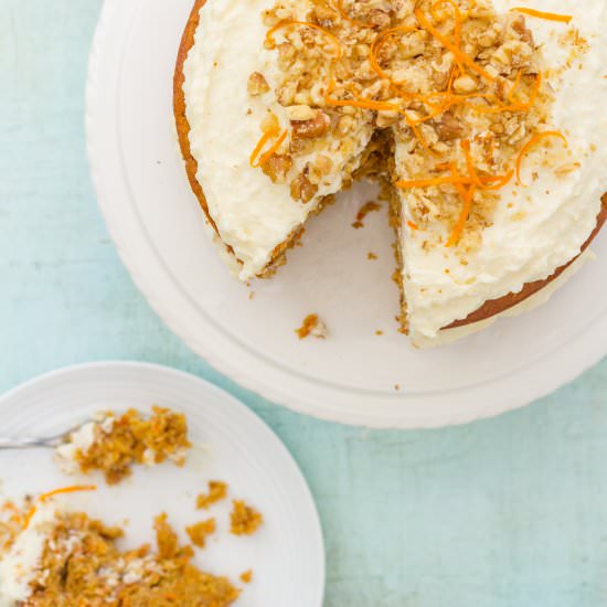 Coconut Pineapple Carrot Cake