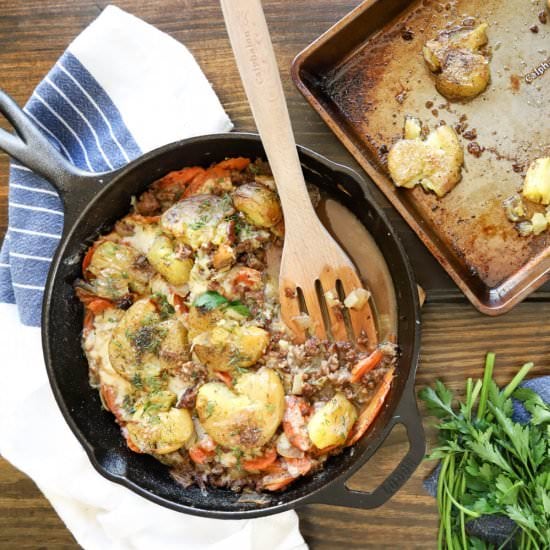 Irish Stew with Crispy Potatoes