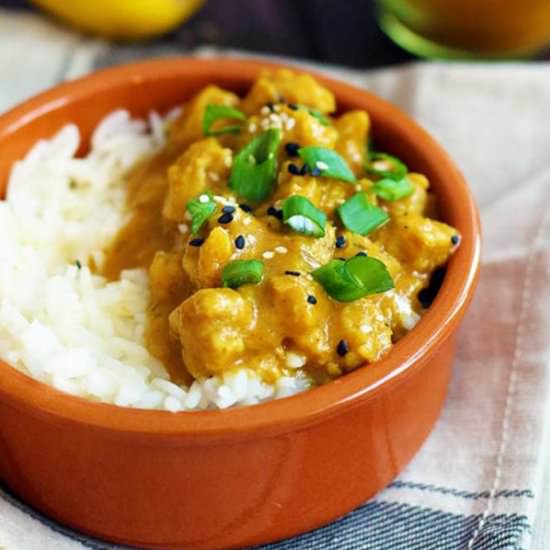 Vegan Chicken Tikka Masala