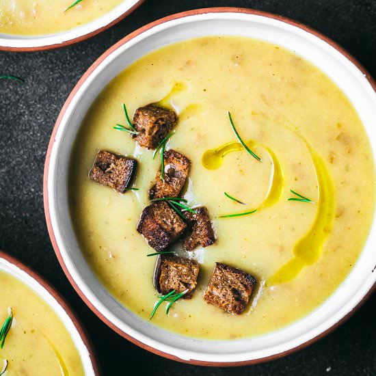 Creamy Cauliflower Potato Soup