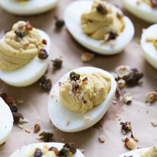 Brown Butter Deviled Eggs