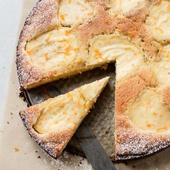 Italian Orange Ricotta Tart