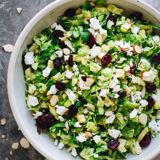 Shaved Brussels Sprout Salad