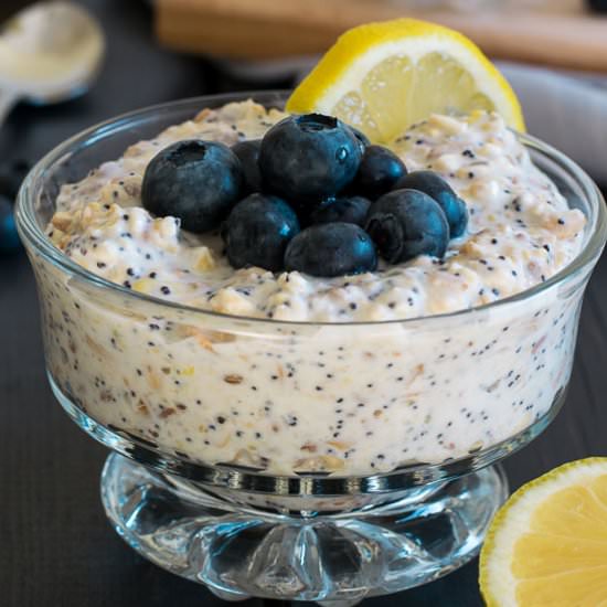 Lemon Poppy Seed Overnight Oats