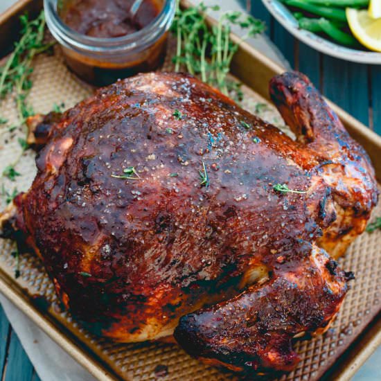 Apple Butter Roasted Chicken