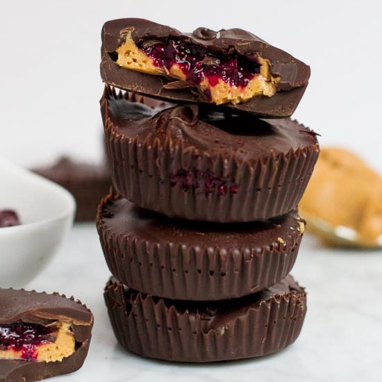 Chocolate Peanut Butter Chia Cups