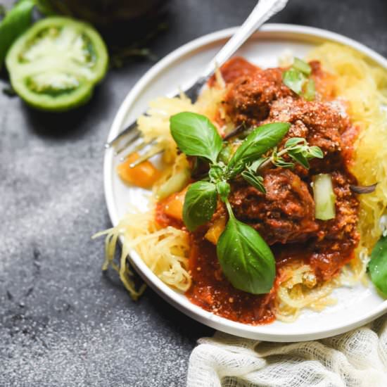 Heirloom Tomato Marinara Meatballs