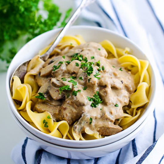 Beef Stroganoff