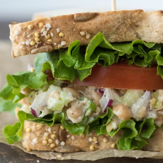 Classic Vegan Chickpea Salad