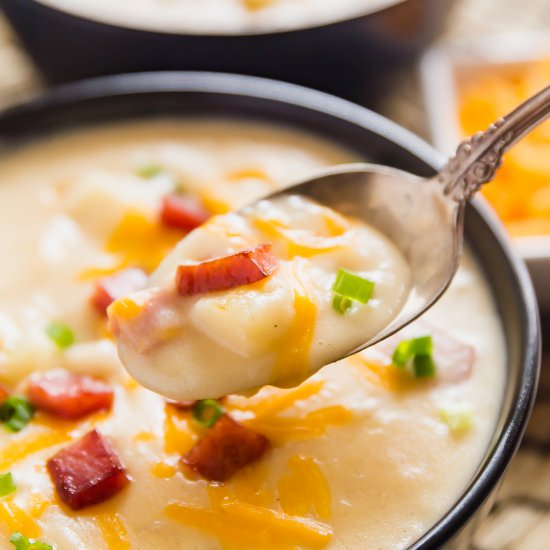 Leftover Ham and Potato Soup