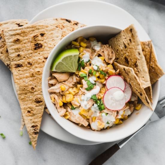 Chicken Nacho Bowls