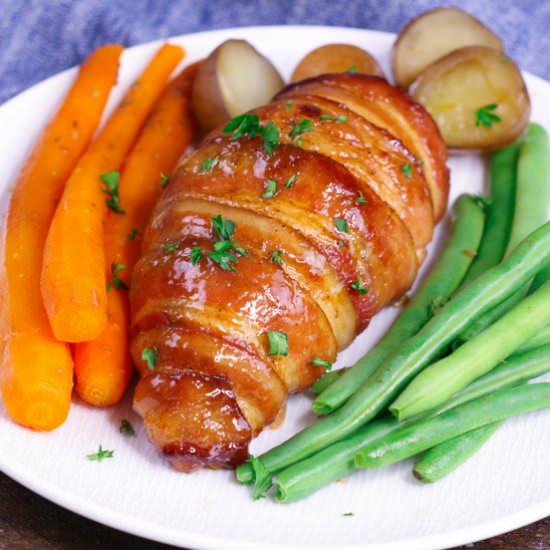 Brown Sugar Bacon Wrapped Chicken