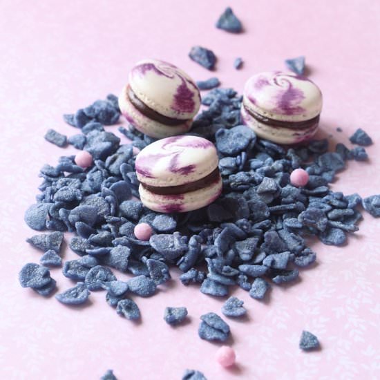 Violet Macarons