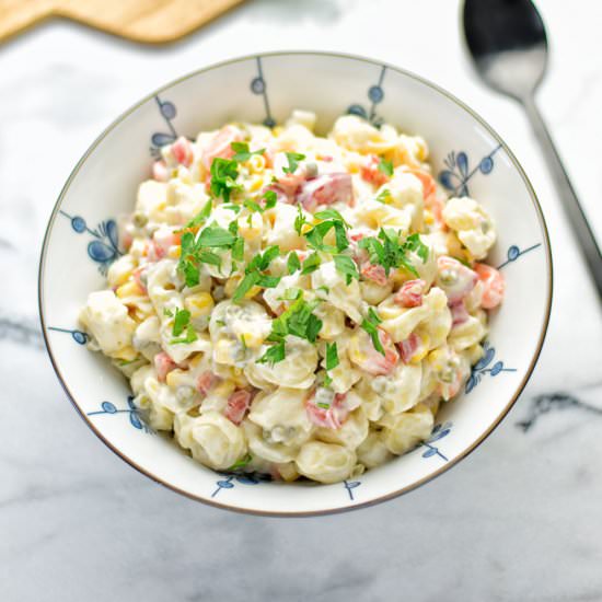 Aioli Tortellini Salad