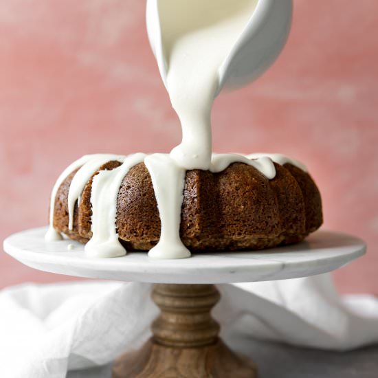 Carrot & Cream Cheese Bundt Cake