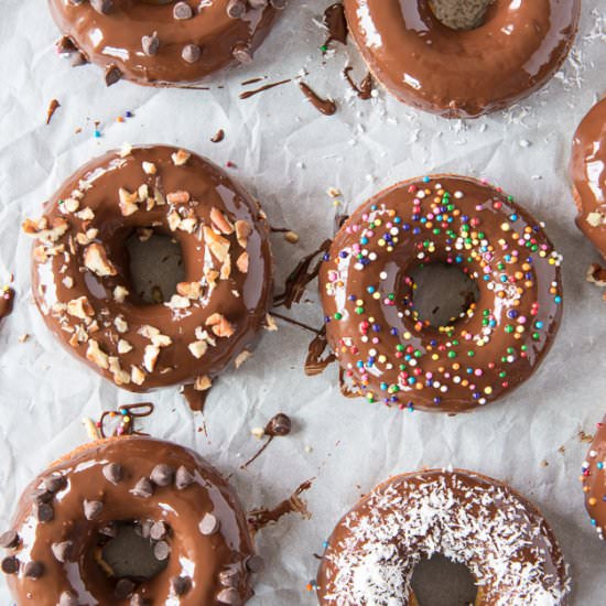 Paleo Chocolate Chip Doughnuts