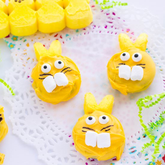 Easter Bunny Emoji Oreo Cookies