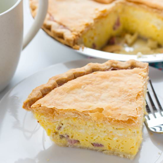 Italian Easter Pie w/ Prosciutto