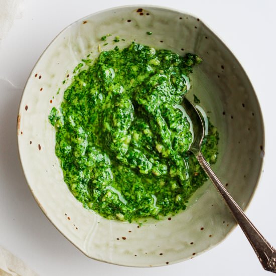 Dairy-Free Basil Pesto