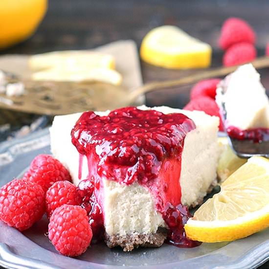 Paleo Lemon Cheesecake