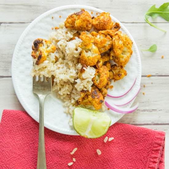 Baked Cauliflower Tandoori
