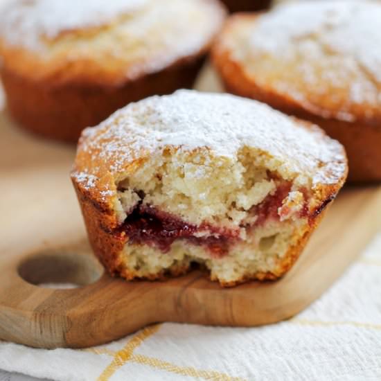 Lemon Raspberry Surprise Muffins