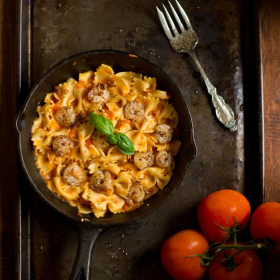 Shrimp Bruschetta Pasta