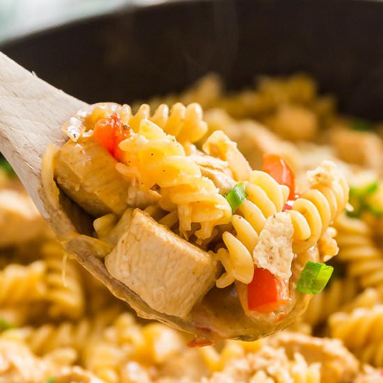 Creamy Chicken Fajita Pasta