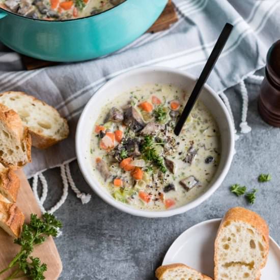 portobello soup