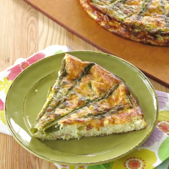 Crustless Asparagus Quiche