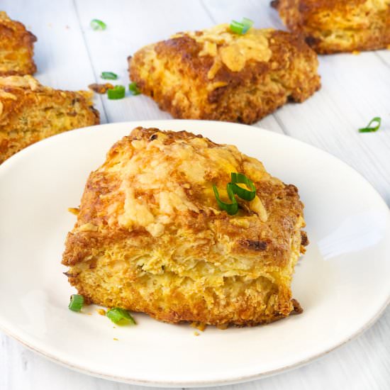 Easy Cheddar Onion Scones