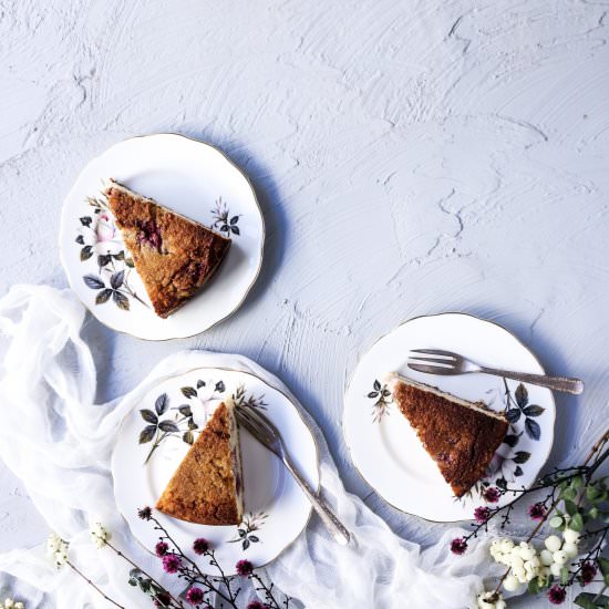 Raspberry Coconut Cake