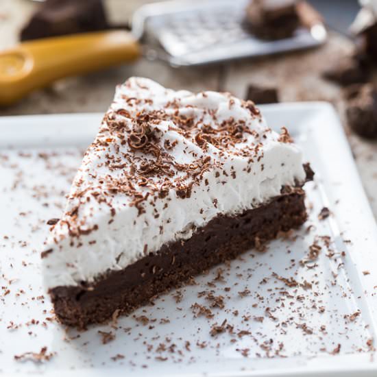 Dark Chocolate Irish Whiskey Tart